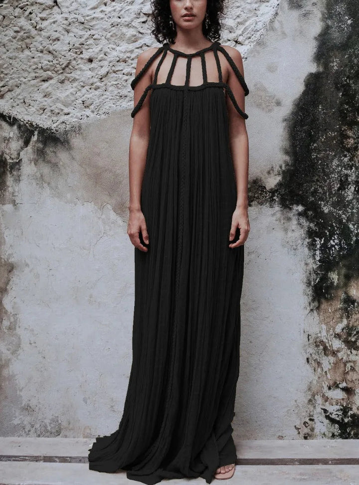 Nuriya - Vestido Largo sin Mangas y sin Espalda