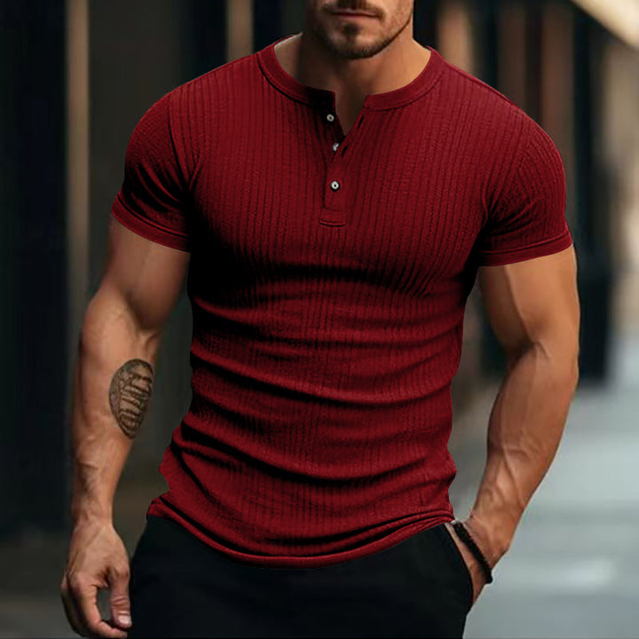 Wilburn - Elegante Camiseta De Manga Corta