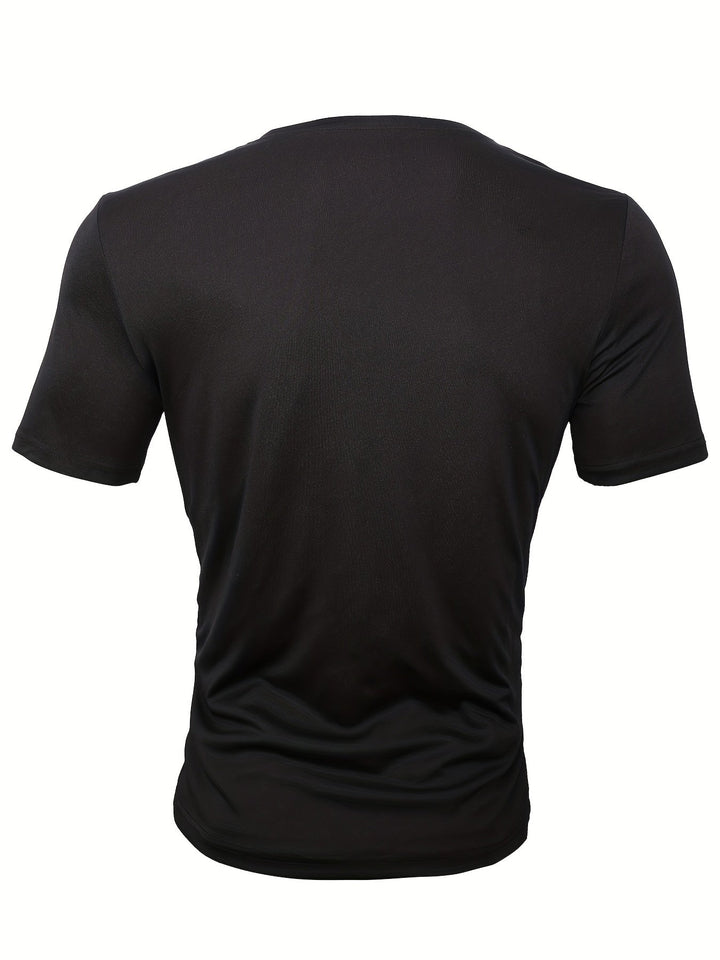 Pantazis - Elegante Camiseta De Cuello Redondo Con Estampado Gráfico