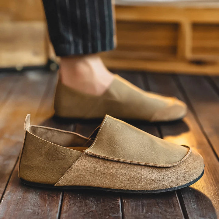 Hersch - Zapatos Cómodos De Cuero