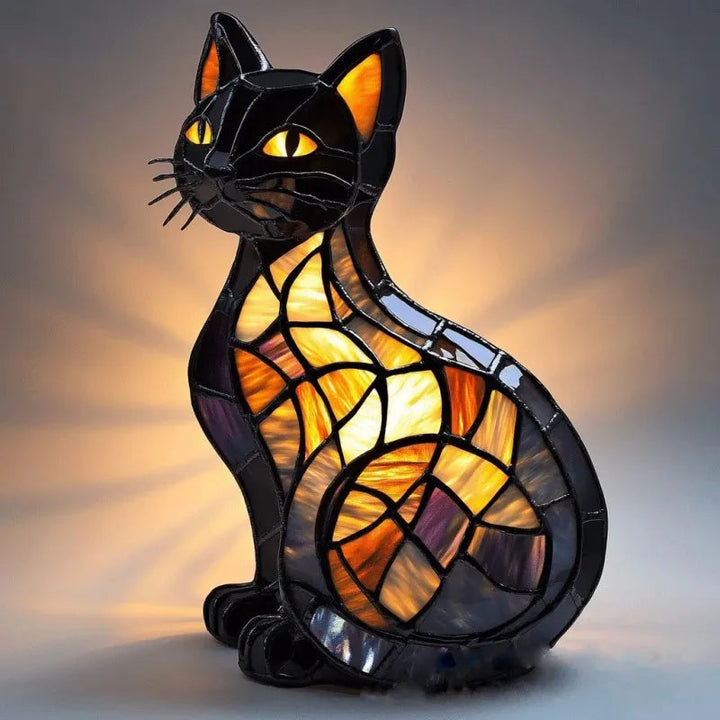 WhiskaGlow - Lámpara Brillante Con Forma De Gato