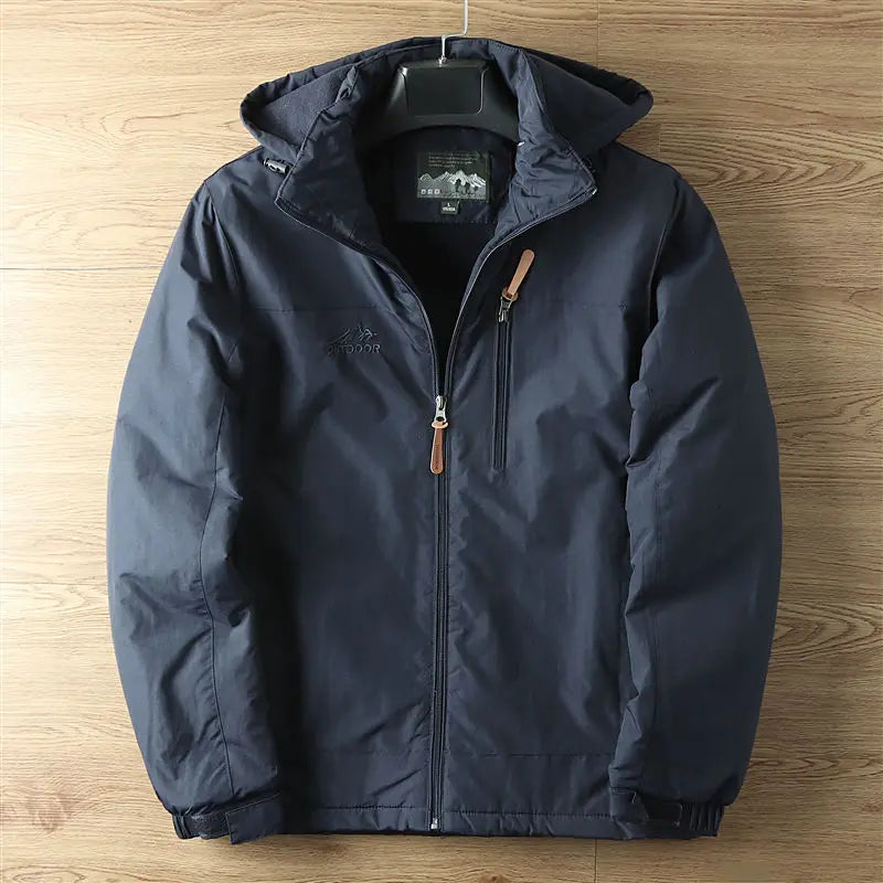 Johanson - Chaqueta Con Capucha y Bolsillo en el Pecho Con Cremallera