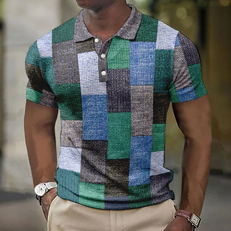 Gasan - Polo de Manga Corta Multicolor