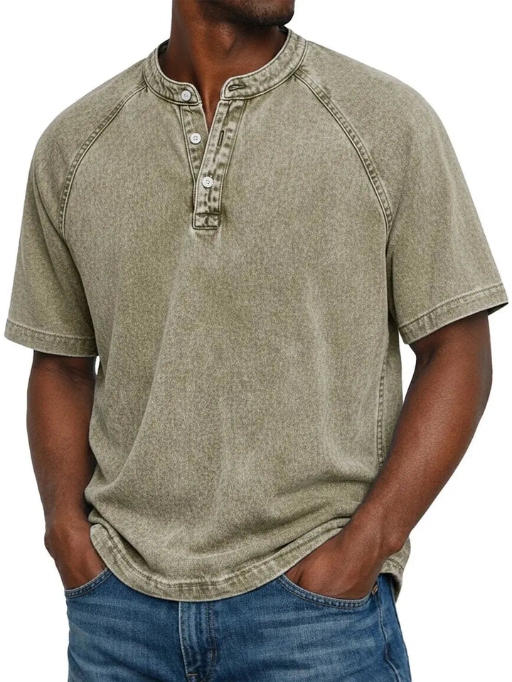 Esarot - Camisa Vintage Con Botones