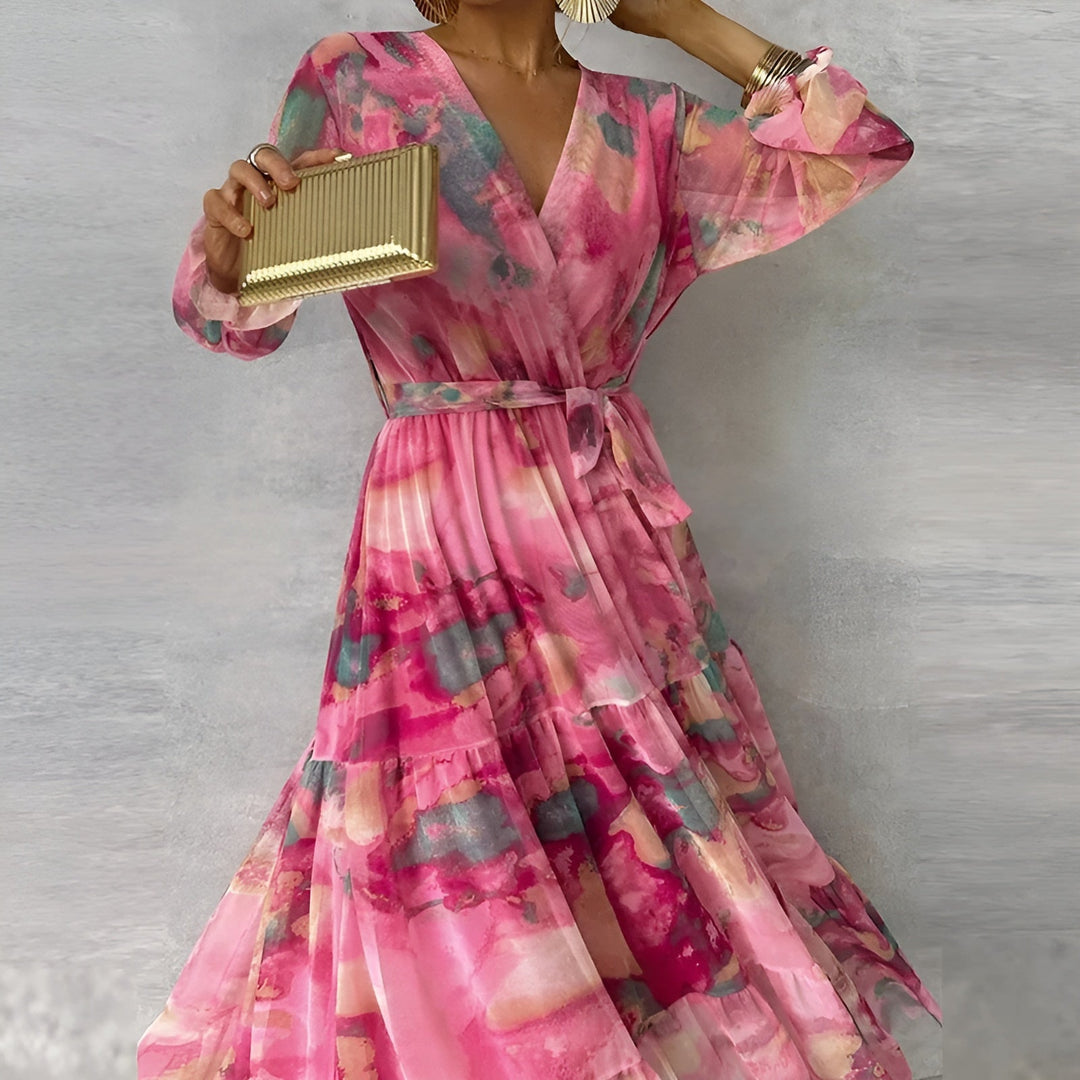 Marizanne - Elegante Vestido Plisado De Verano