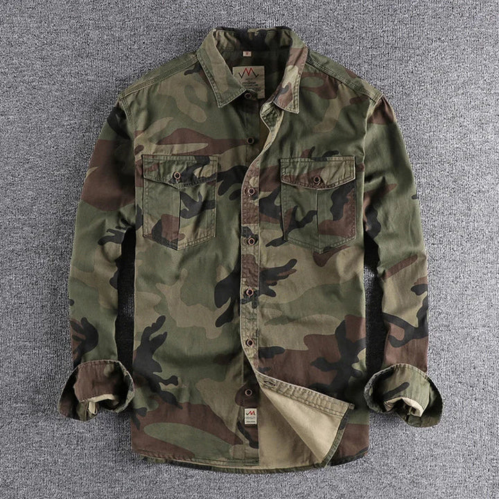 Firat - Camisa De Manga Larga Con Botones
