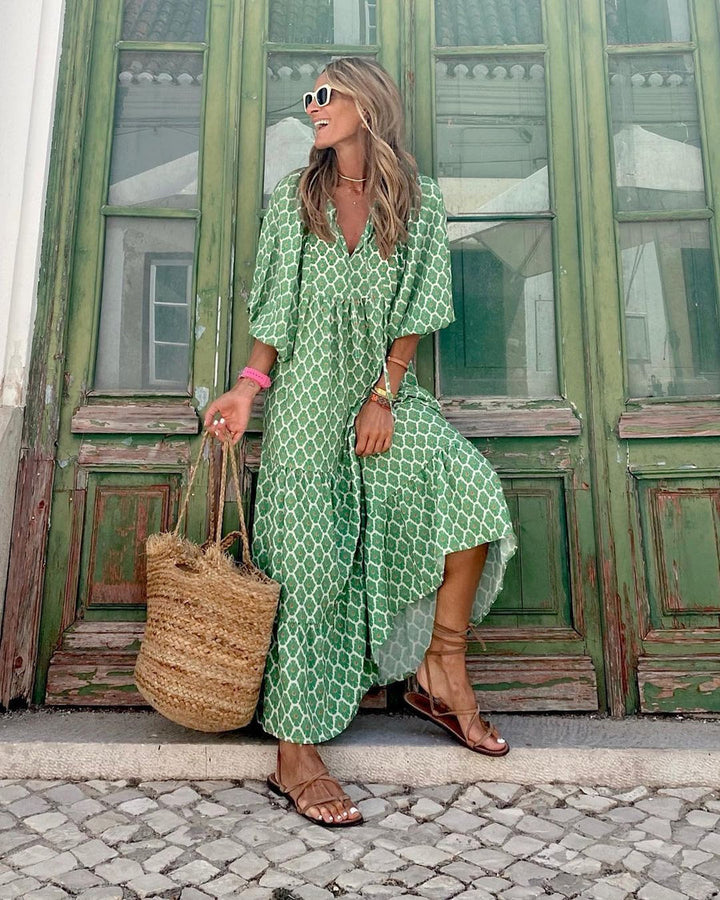 Berta - Vestido Largo Bohemio
