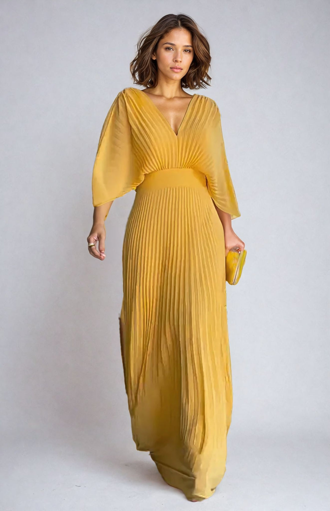 Greetje - Elegante Vestido Plisado