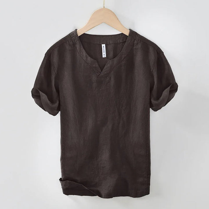 Lech - Camisa De Verano De Lino