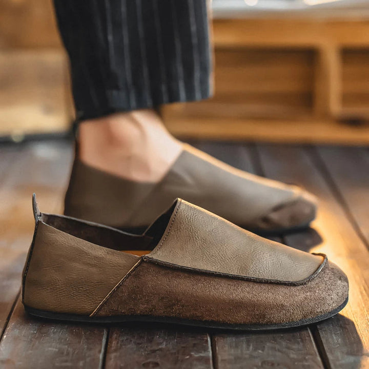 Hersch - Zapatos Cómodos De Cuero