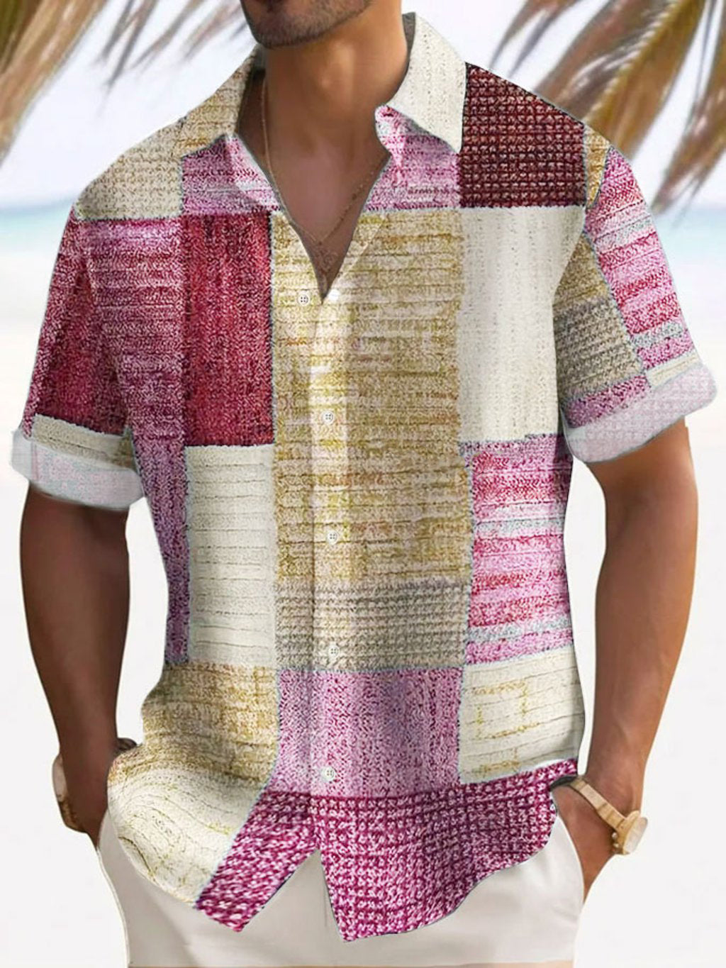 Shpetim - Elegante Camisa De Manga Corta