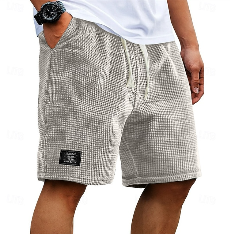 Jerick - Pantalones Cortos Con Textura De Gofre
