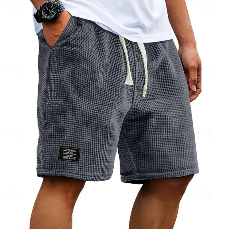 Jerick - Pantalones Cortos Con Textura De Gofre