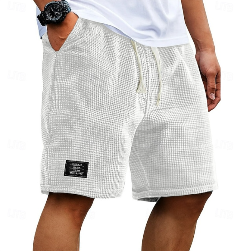 Jerick - Pantalones Cortos Con Textura De Gofre