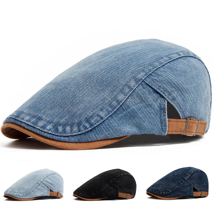 Mullins - Gorra Plana de Denim | 1+1 Gratis