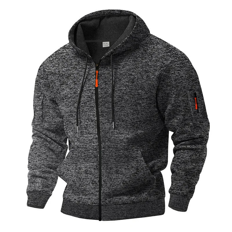 Jesson - Elegante Chaqueta Con Capucha De Forro Polar