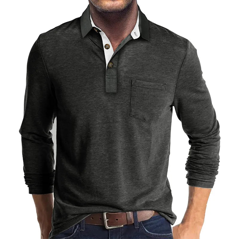 Romualdas - Camisa Elegante de Manga Larga