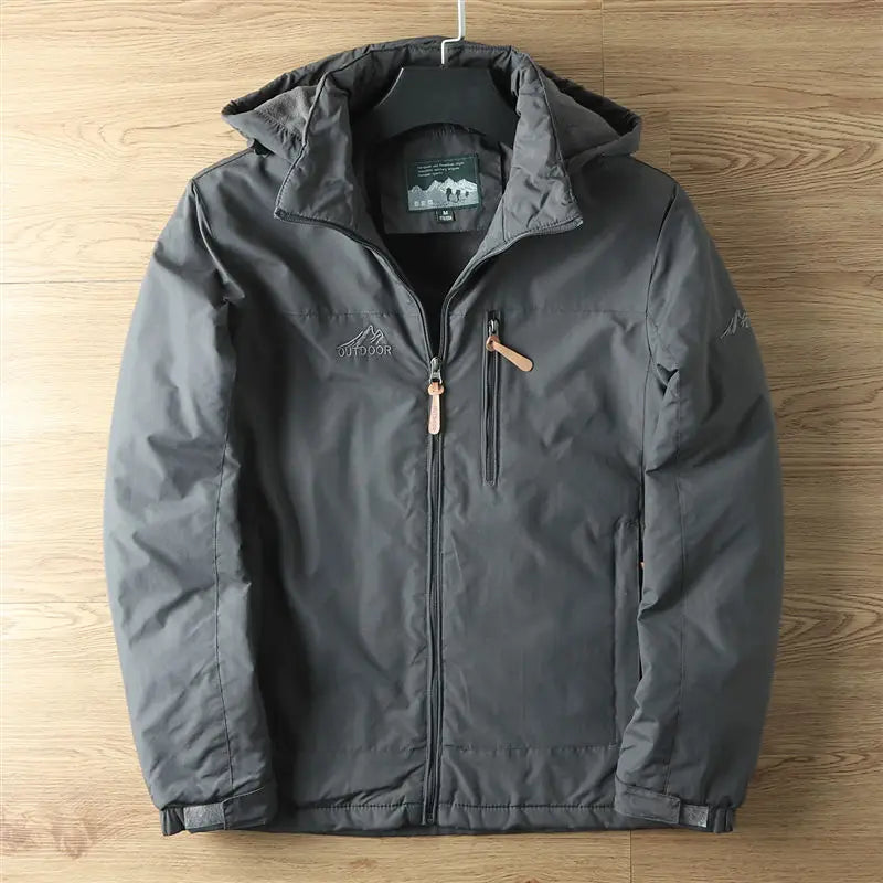 Johanson - Chaqueta Con Capucha y Bolsillo en el Pecho Con Cremallera