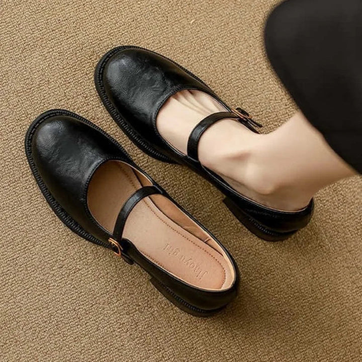 Donia - Cómodos Zapatos De Piel Con Correa
