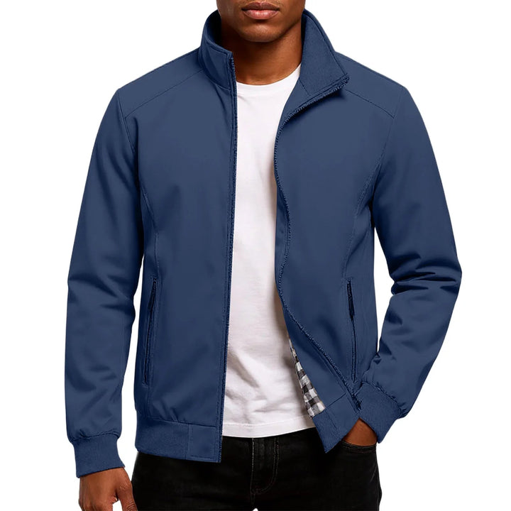 Zynkal - Chaqueta Bomber Con Cuello Alto