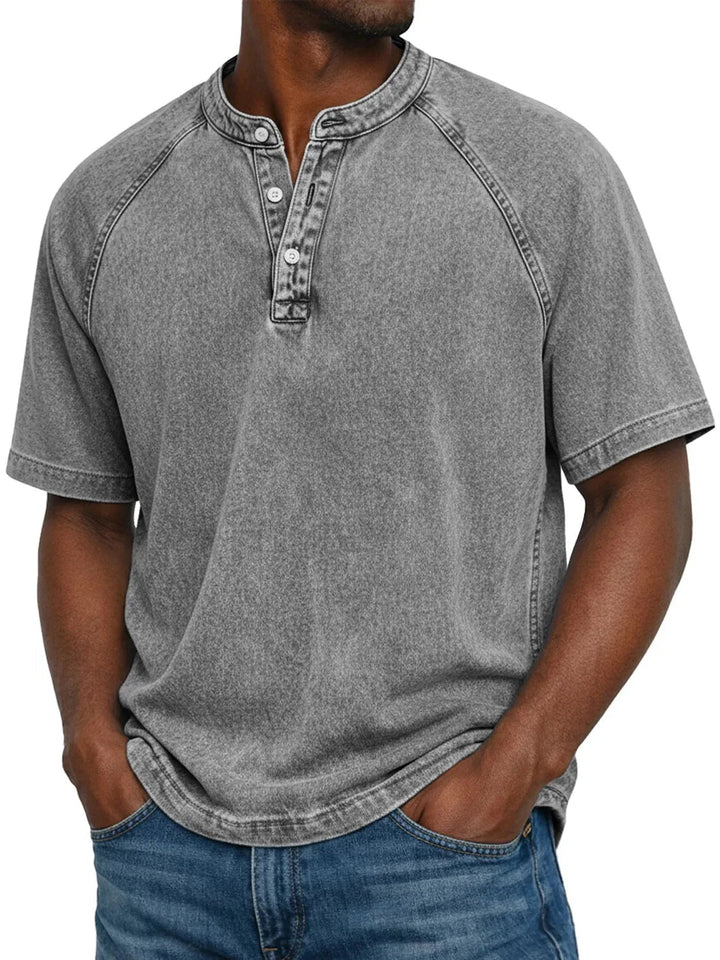 Esarot - Camisa Vintage Con Botones