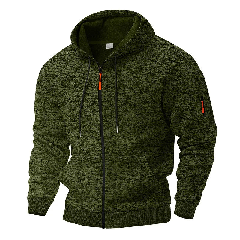 Jesson - Elegante Chaqueta Con Capucha De Forro Polar