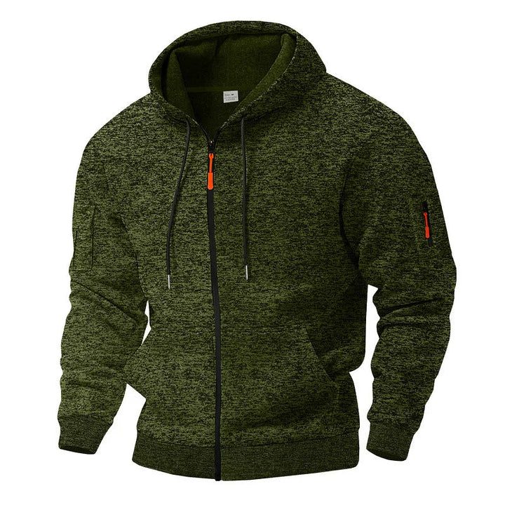 Jesson - Elegante Chaqueta Con Capucha De Forro Polar