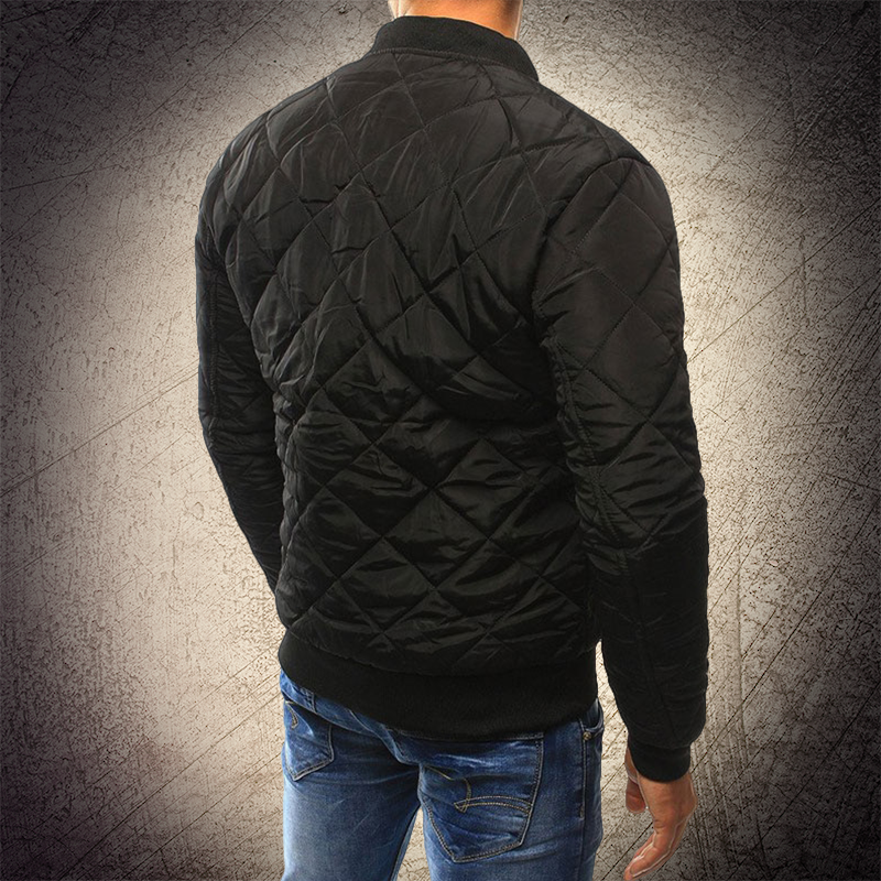 Reza - Chaqueta Bomber Acolchada Con Cremallera