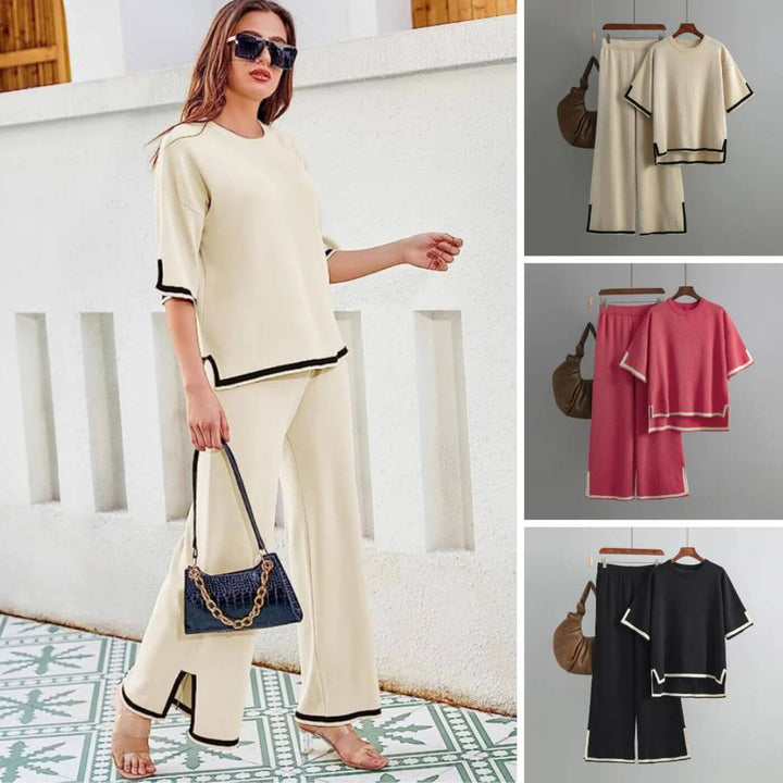 Heleta - Elegante Conjunto De Dos Piezas Tipo Capri