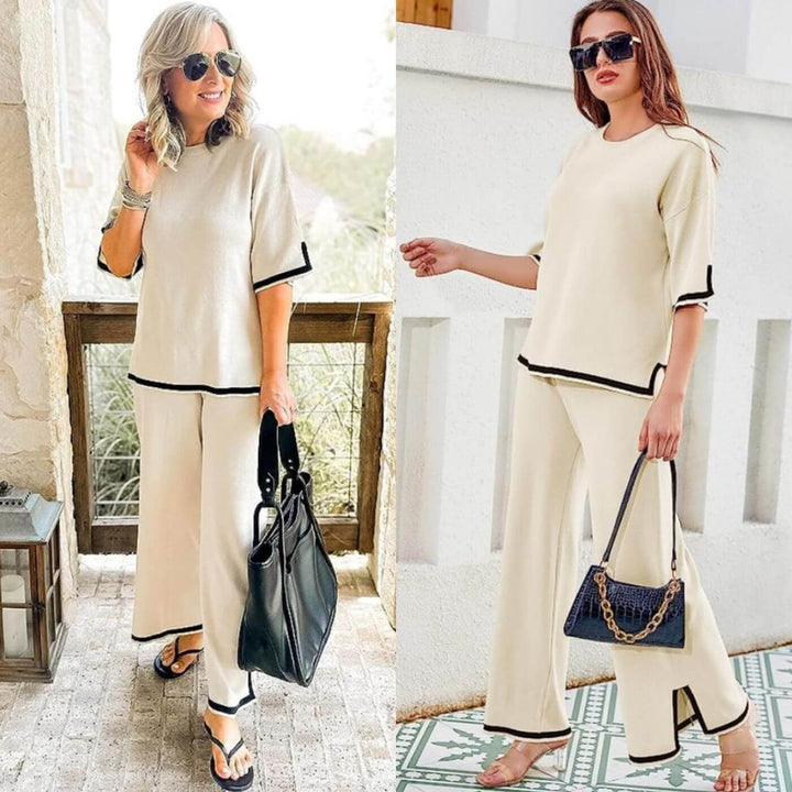 Heleta - Elegante Conjunto De Dos Piezas Tipo Capri