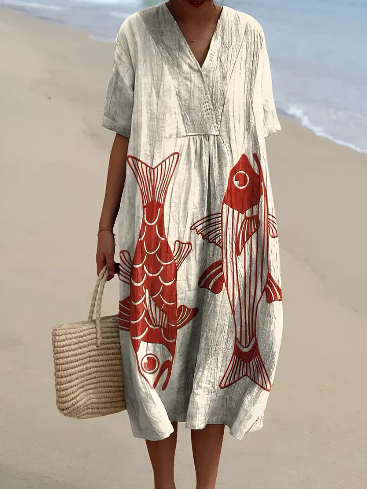 Olalla - Vestido Estampado De Verano