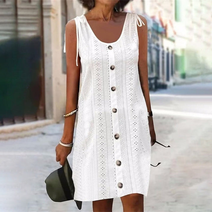 Dinya - Vestido de Punto Sin Mangas