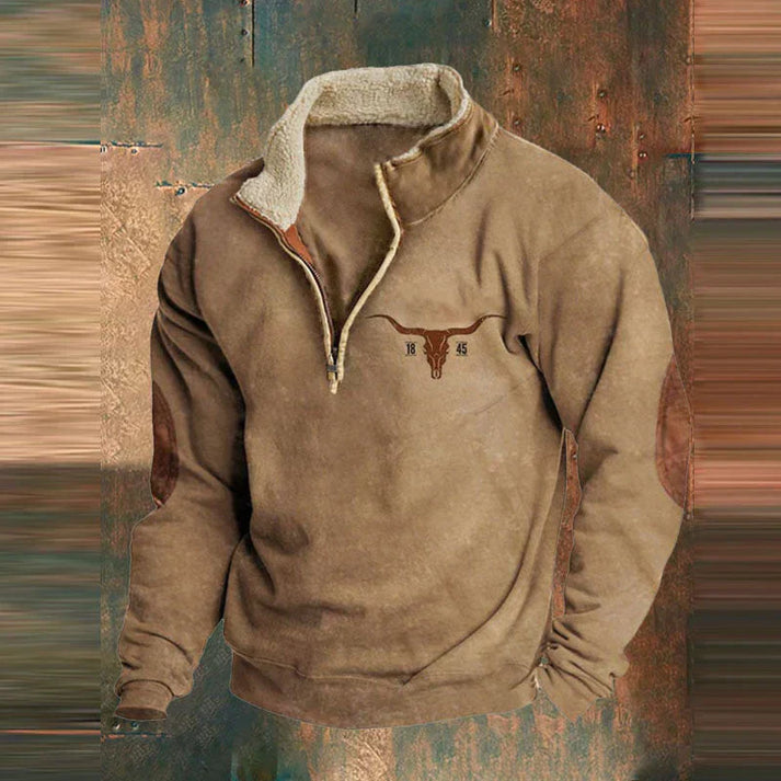 Gisbert – Cómodo Jersey Con Cremallera