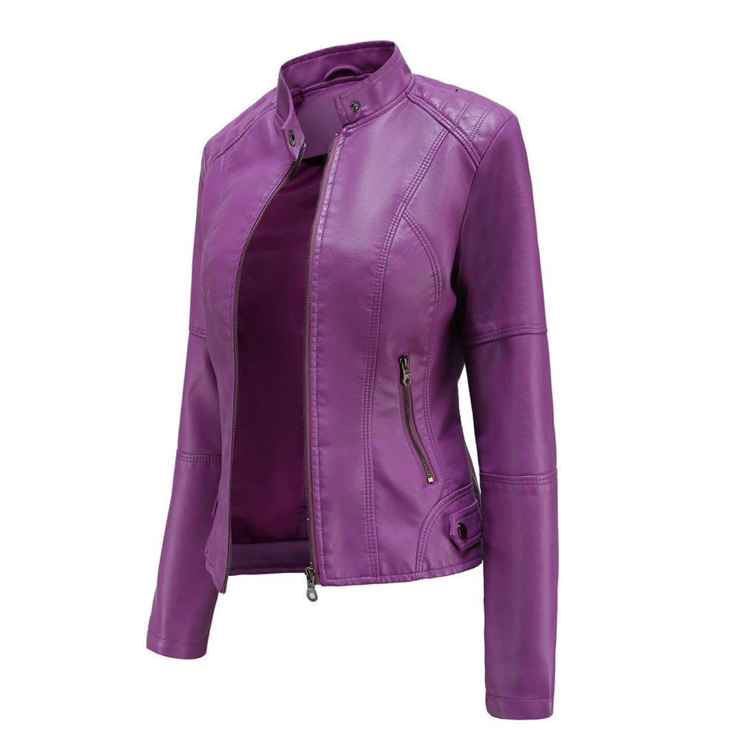 Hanneke - Elegante Chaqueta de Cuero