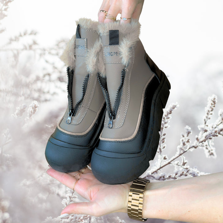 Zoharit - Bota De Tobillo Con Suela Gruesa Impermeable