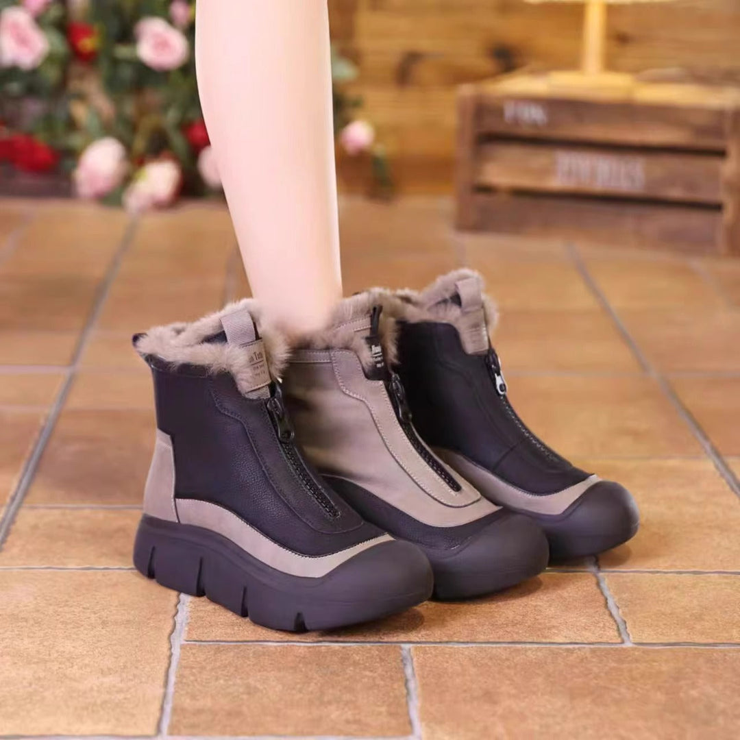 Zoharit - Bota De Tobillo Con Suela Gruesa Impermeable