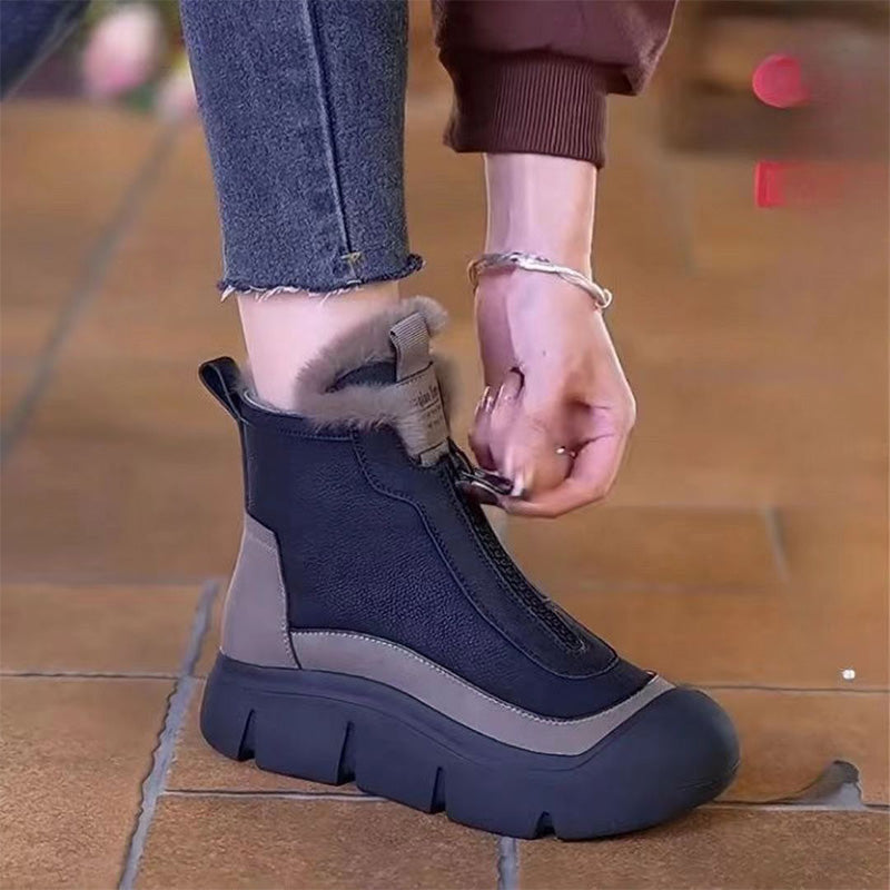 Zoharit - Bota De Tobillo Con Suela Gruesa Impermeable