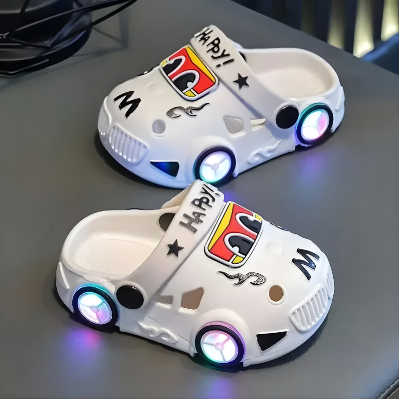KidVroom - Zapatillas LED Para Niños Con Ruedas Luminosas y Correa