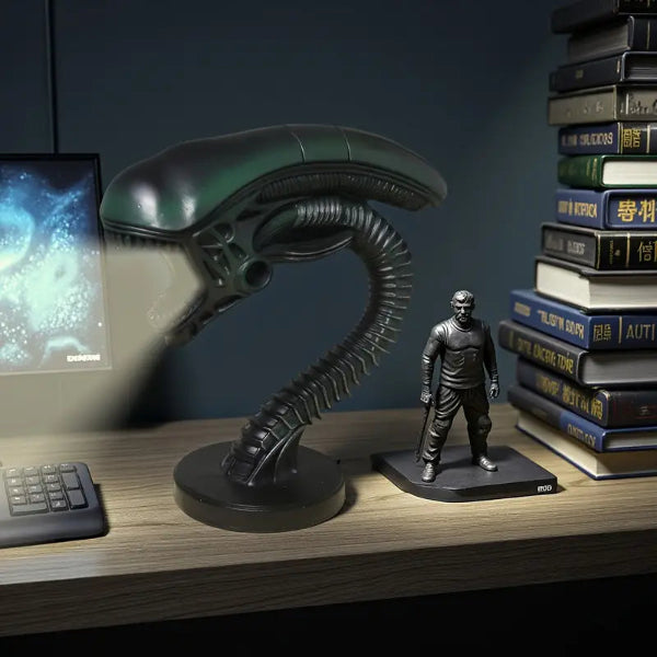 AlienGlow - Lámpara de Mesa con Forma de Criatura Alienígena