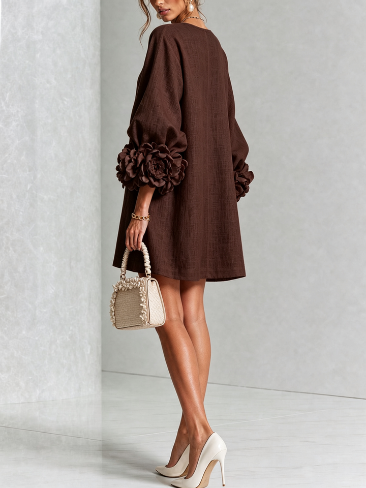 Hinan - Minivestido Con Estampado Floral