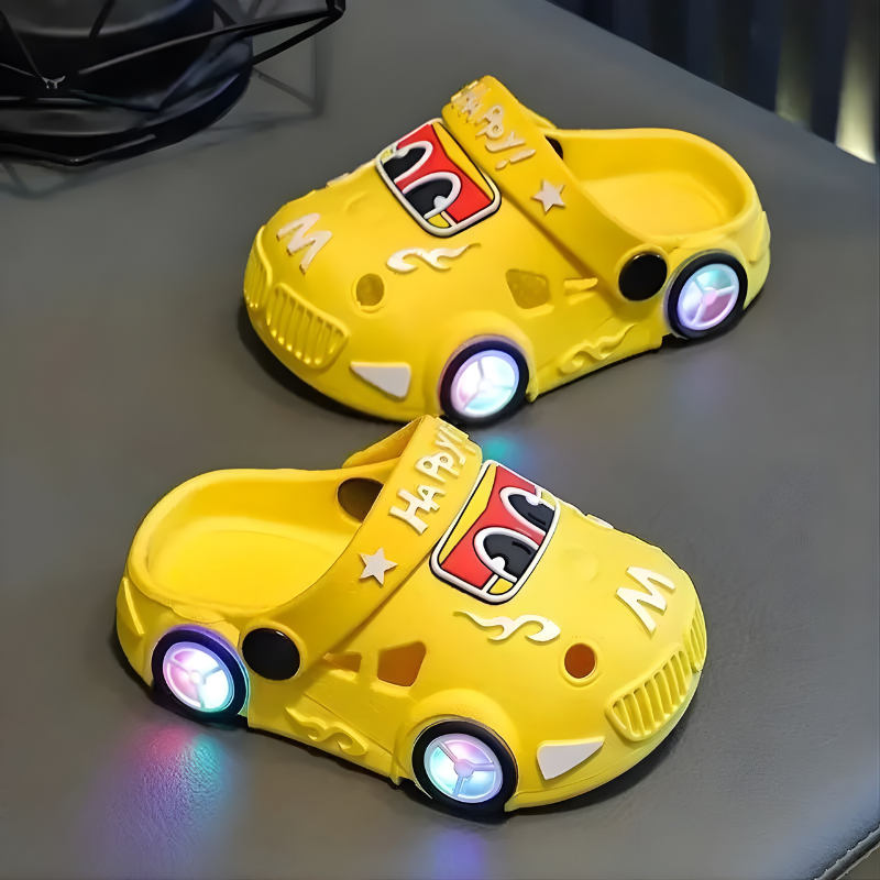 KidVroom - Zapatillas LED Para Niños Con Ruedas Luminosas y Correa