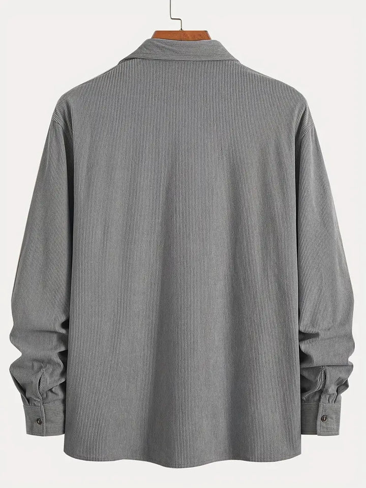 Rickey - Camisa Informal De Pana Con Botones