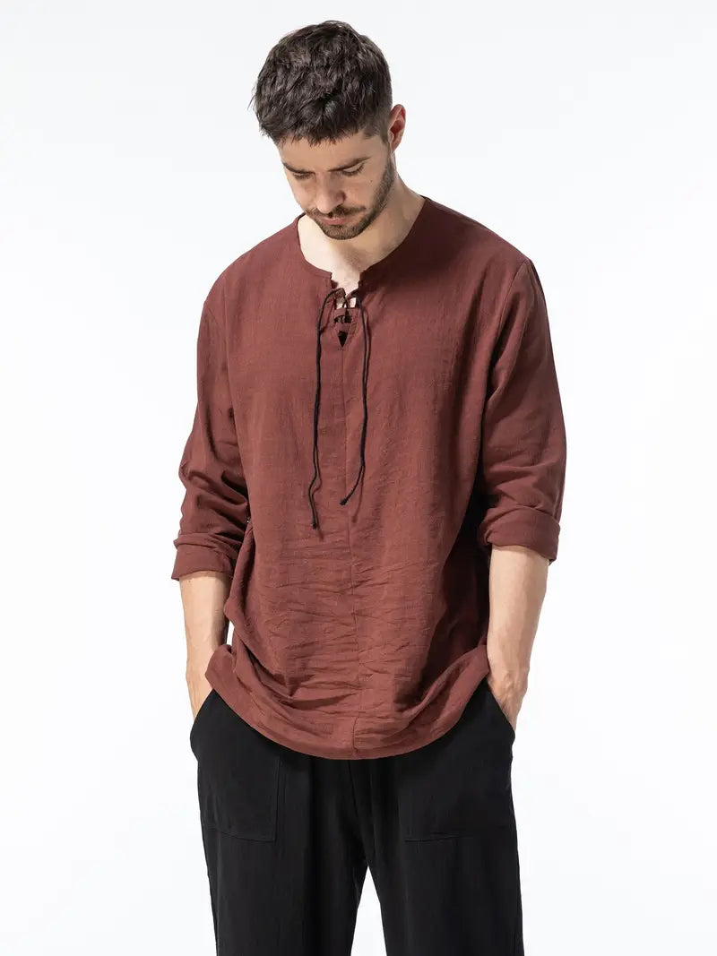 Pawel - Algodón Camisa De Manga Larga De