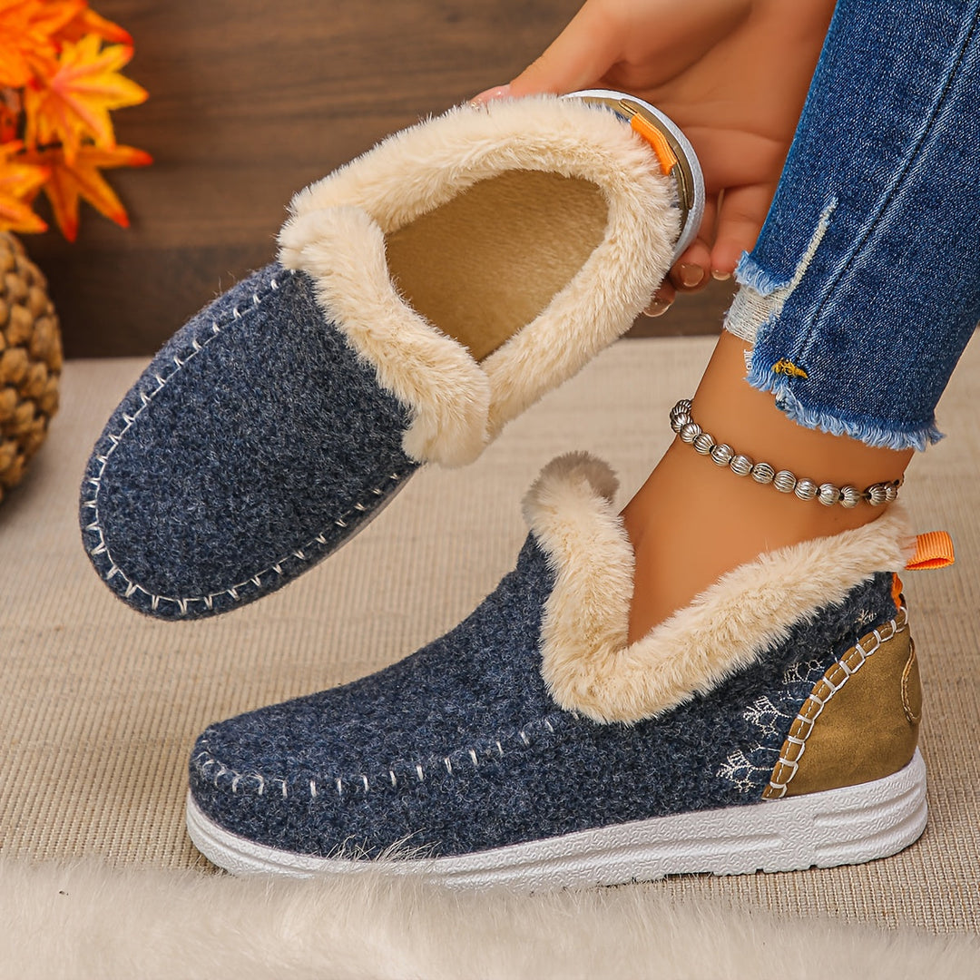 Aleeza - Zapatillas Informales Con Forro Polar