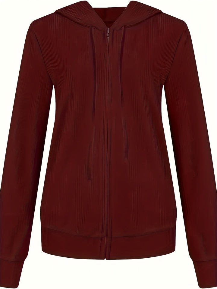 Moira - Sudaderas Con Capucha, Cremallera y Cordón Regulable, Manga Larga