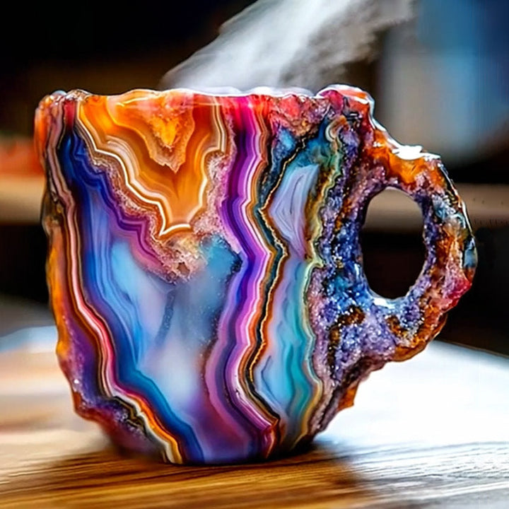 CrystalMug - Tazas De Café De Cristal Mineral