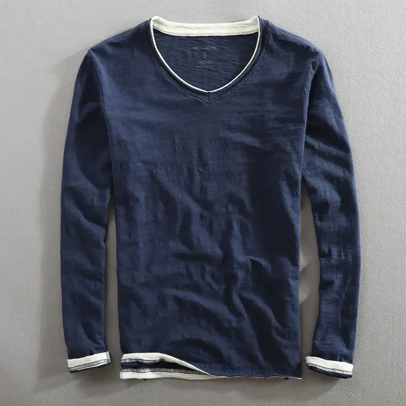 Roderick - Camisa De Manga Larga De Algodón