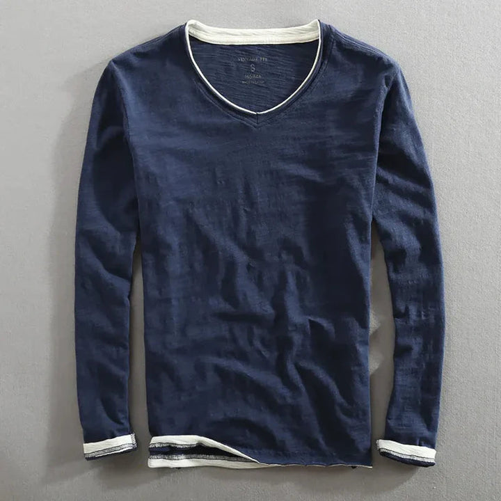 Roderick - Camisa De Manga Larga De Algodón