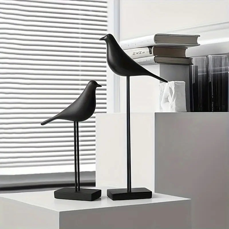 PerchForm - Esculturas Decorativas Minimalistas De Pájaros Con Soporte