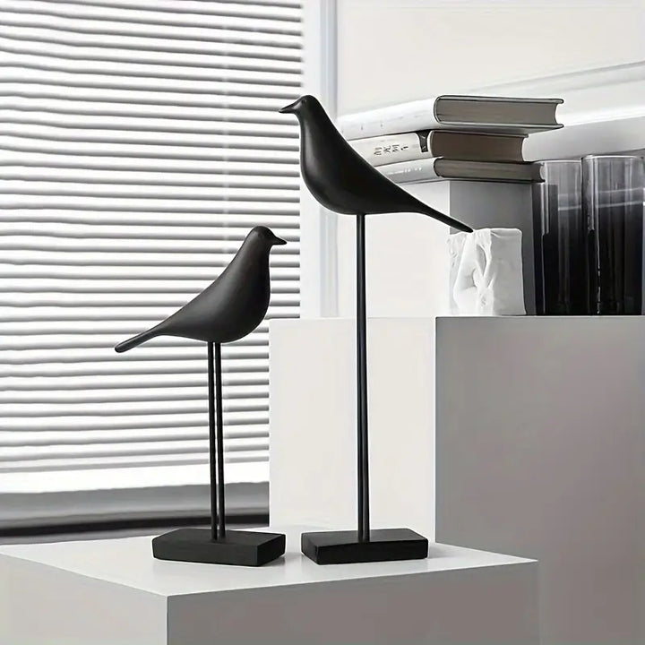 PerchForm - Esculturas Decorativas Minimalistas De Pájaros Con Soporte